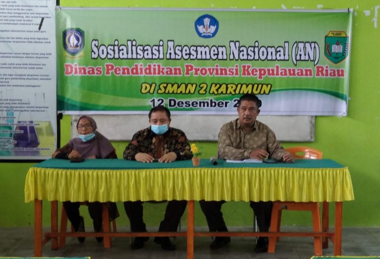 SOSIALISASI ASESMEN NASIONAL OLEH PENGAWAS DINAS PROVINSI KEPRI